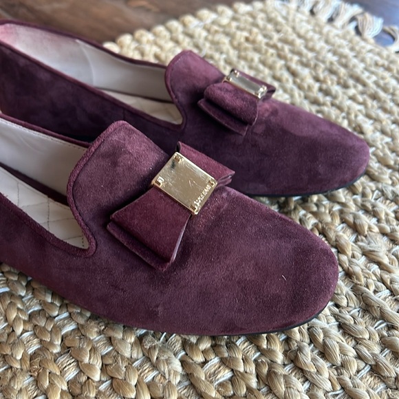 Cole Haan Tali Bow Loafer in Cordovan Suede Size 5.5 - Picture 4 of 11